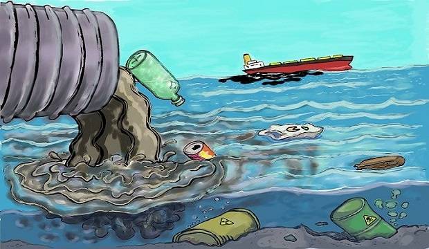 what way the industrial waste can pollute the water