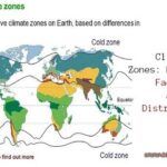 Explain the deviation of climate within the zone