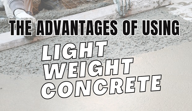 Advantages light weight concrete