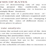 analysis of rates